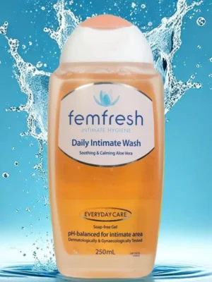 Femfresh Daily Intimate Wash – 250ml (Soothing Aloe Vera | pH Balanced)