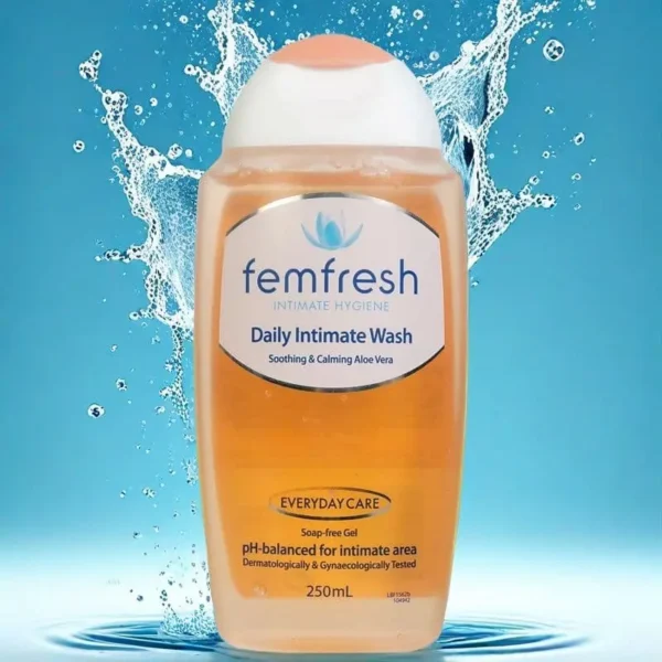 Femfresh Daily Intimate Wash – 250ml (Soothing Aloe Vera | pH Balanced)