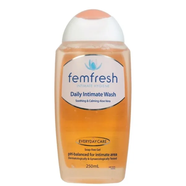 Femfresh Daily Intimate Wash – 250ml (Soothing Aloe Vera | pH Balanced)