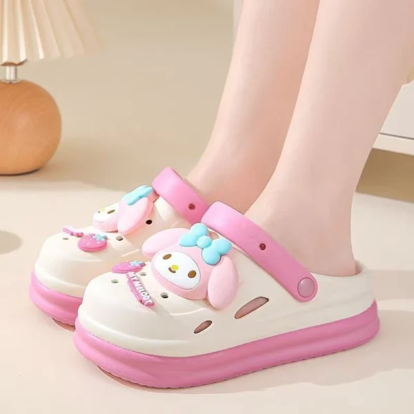Premium 3D Cartoon Clog Sandals – Women’s Comfort Edition