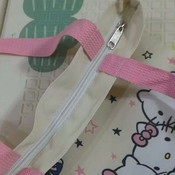 Classic Kt Cat Canvas Tote Bag