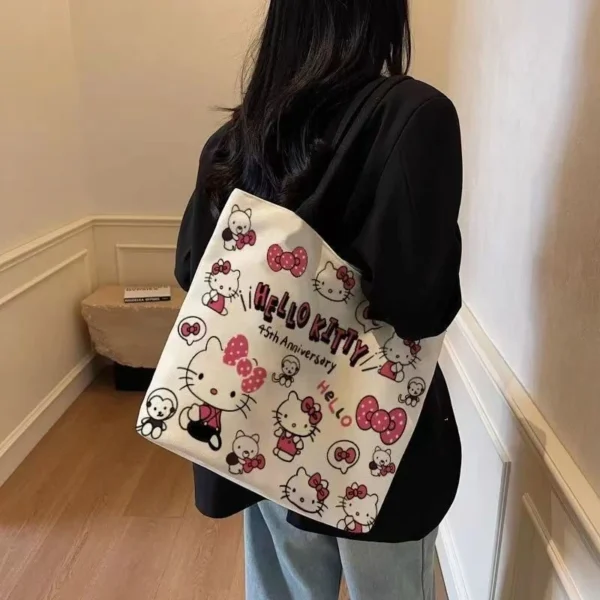 Classic Kt Cat Canvas Tote Bag