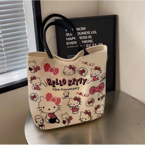 Classic Kt Cat Canvas Tote Bag