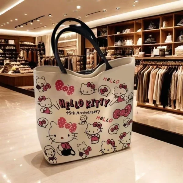 Classic Kt Cat Canvas Tote Bag