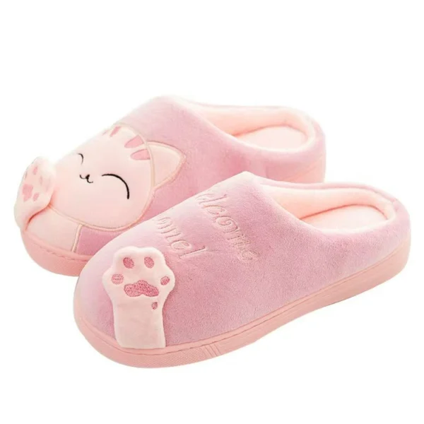 Lucky Cat Winter Slippers