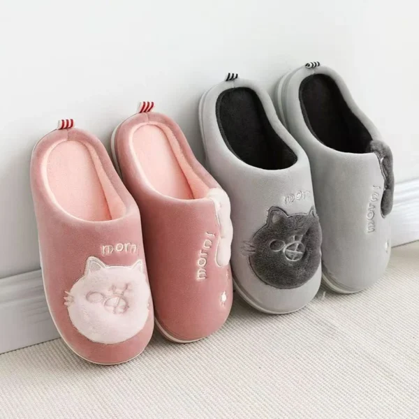 Lucky Cat Winter Slippers