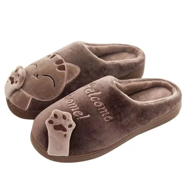Lucky Cat Winter Slippers