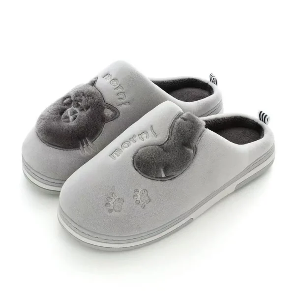 Lucky Cat Winter Slippers