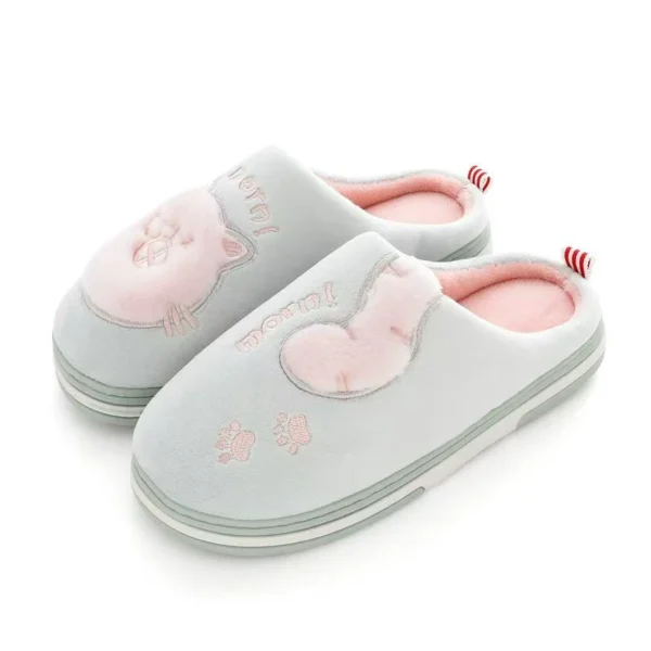 Lucky Cat Winter Slippers