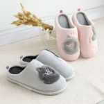 Lucky Cat Winter Slippers
