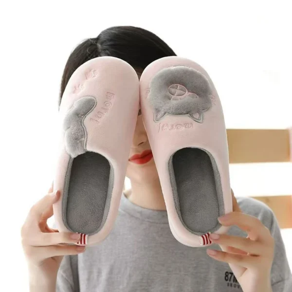 Lucky Cat Winter Slippers