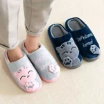 Lucky Cat Winter Slippers