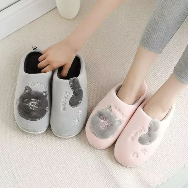 Lucky Cat Winter Slippers