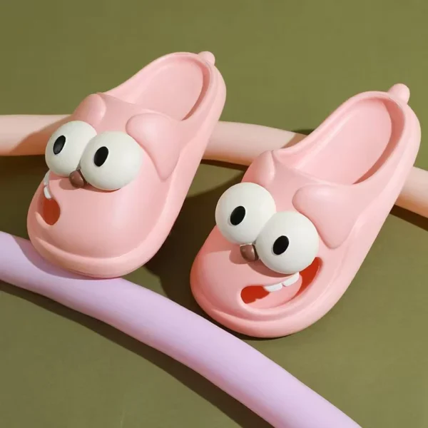 Hello Friends – Cartoon Eye Slippers