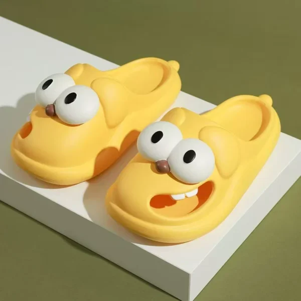 Hello Friends – Cartoon Eye Slippers