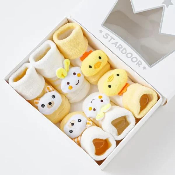 Baby Animal Socks Gift Set