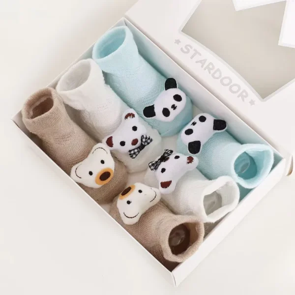 Baby Animal Socks Gift Set