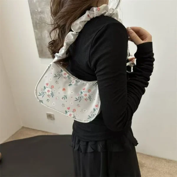 Floral Soft Handle Mini Bag