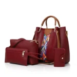 4-in-1 PU Leather Handbag Set