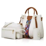 4-in-1 PU Leather Handbag Set