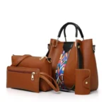 4-in-1 PU Leather Handbag Set
