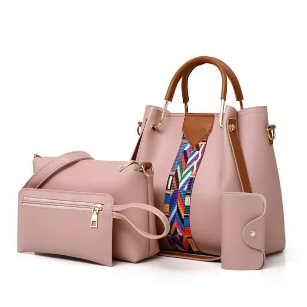 4-in-1 PU Leather Handbag Set