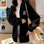 Wink Bear Zip Hoodie