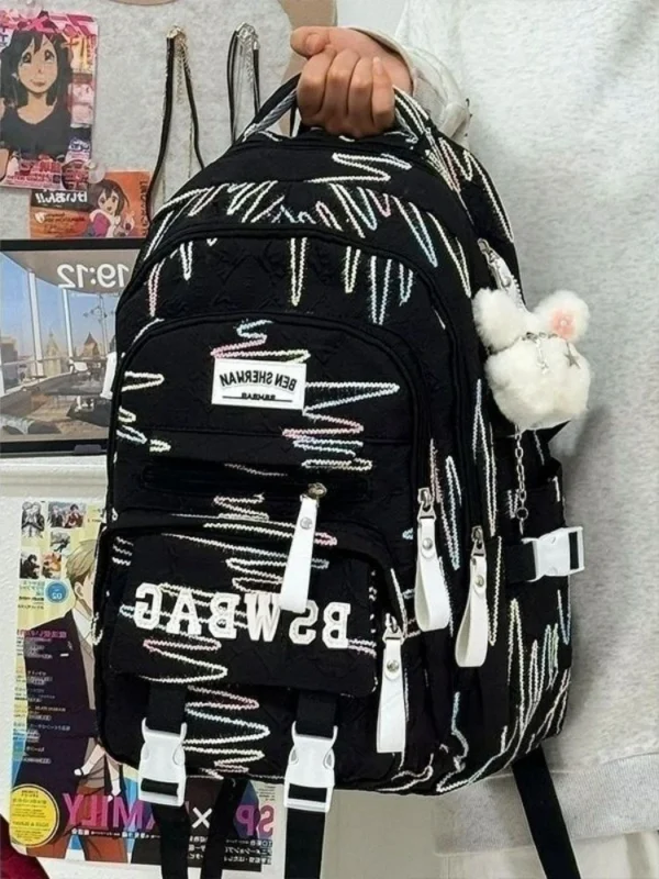 Premium Quilted Bow Backpack