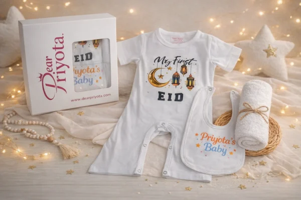 My First Eid – Premium Baby Romper Collection