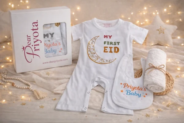 My First Eid – Premium Baby Romper Collection