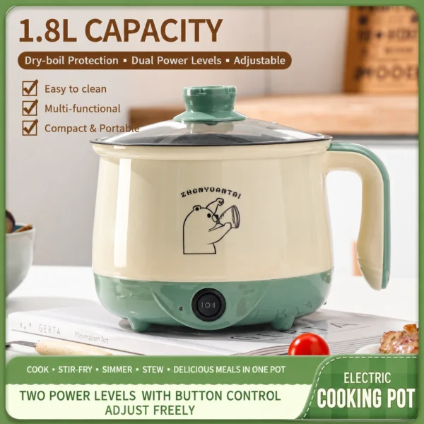 LumiPot Mini Electric Cooking Pot