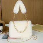 The Elowen Fur Pearl Bag
