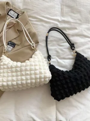 Textured Mini Shoulder Bag
