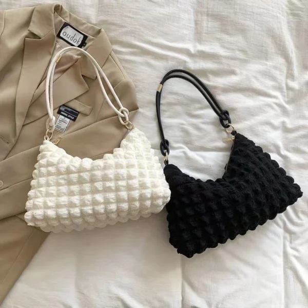 Textured Mini Shoulder Bag